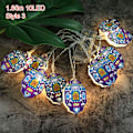 Miniatyrbild 1 av 10: 1,65 m 10LED LED String Light Ramadan Lantern STIL 3 STIL 3 Style 3