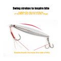 Miniatyrbild 8 av 9: 2kpl Metal Fishing Lure kaksoiskoukku Jig Bait Lead Casting 25g &30g