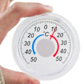 Miniatyrbild 10 av 10: 2ST Termometer Fönstertermometer Rund Graderad skiva 2PCS