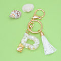Miniatyrbild 1 av 10: Letter Keychain Alphabet Avaimenperä P P P