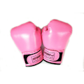 Miniatyrbild 8 av 9: Boxningshandskar för barn PU-läder ROSA pink