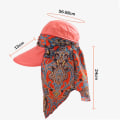 Miniatyrbild 3 av 10: Solskyddshatt Anti-UV Solhatt ROSE RÖD Rose Red