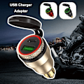 Miniatyrbild 6 av 10: USB Lader Adapter QC 3.0 Hurtiglader RØD RØD RØD Red Red