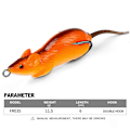 Miniatyrbild 3 av 10: Fiskedrag Mus Lure FÄRG A FÄRG A Color A