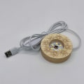 Miniatyrbild 7 av 10: LED-ljusdisplayhållare Crystal Ball Base VIT LIGHTB B White LightB