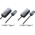 Miniatyrbild 2 av 10: Strømadapter Hurtigoplader 2USB 2TYPE-C 2USB 2TYPE-C 2USB 2Type-C