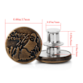 Miniatyrbild 3 av 10: 1/4 kpl säädettävät napit metalliset niittipainikkeet 2-4 kpl 2-4pcs