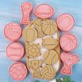 Miniatyrbild 5 av 10: 8st/ set World Cup Form 3D Cookie Cutter