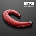 Miniatyrbild 1 av 10: Bluetooth Headset Trådløs Øreprop RØD red