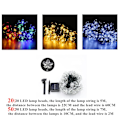 Miniatyrbild 3 av 10: Lyssnore Solar String Lights MULTICOLOR 20 20 multicolor 20-20