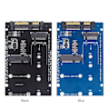 Miniatyrbild 6 av 10: Adapterplate M.2 MSATA til SATA BLÅ Blue