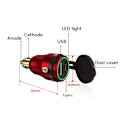 Miniatyrbild 3 av 10: USB Oplader Adapter QC 3.0 Hurtigoplader BLÅ BLÅ BLÅ BLÅ Blue Blue