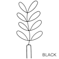 Miniatyrbild 1 av 10: Plantespalier Bladform Bracket SORT black