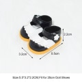 Miniatyrbild 3 av 10: 20 cm dockskor Casual SVART Black