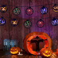 Miniatyrbild 4 av 10: Puiset valonauhat Bat Skull 1 1 1