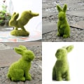Miniatyrbild 8 av 10: Simulaatio Rabbit Ornament Rabbit Figuurit 3 3 3