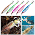 Miniatyrbild 10 av 10: 5 st vävd Squid Hook Octopus Bait E E E