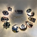 Miniatyrbild 8 av 10: LED String Light Eid Mubarak Light 02 02 02