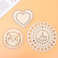 Miniatyrbild 5 av 10: Tretrådbrett Broderi Floss Organizer HEART-S(2 STK) Heart-S(2pcs)