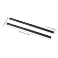 Miniatyrbild 3 av 9: Rullalaudan kiskot Edge Protect Strip MUSTA Black