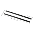 Miniatyrbild 3 av 9: Skateboard Rails Edge Protect Strip PUNAINEN Red