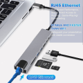 Miniatyrbild 4 av 10: USB C HUB Type-C Splitter 4K HDMI
