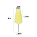 Miniatyrbild 2 av 10: Bil Hjul Svamp Polerpude Nav Polsk KONGEL GUL Cone Yellow
