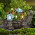 Miniatyrbild 7 av 10: Havssköldpadda Suckulenter Figurer Uggla Skulptur 2 2 2