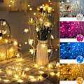 Miniatyrbild 8 av 10: Jule LED Star String Light Lys String 3M 3M 3M
