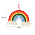 Miniatyrbild 3 av 10: Rainbow Tapestry Macrame seinäteline 2 2