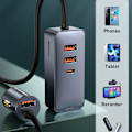 Miniatyrbild 4 av 10: Strømadapter Hurtiglader 3 USB 1 TYPE-C 3 USB 1 TYPE-C 3 USB 1 Type-C