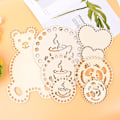 Miniatyrbild 4 av 10: Tretrådbrett Broderi Floss Organizer HEART-S(2 STK) Heart-S(2pcs)