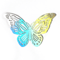 Miniatyrbild 5 av 10: 12 kpl / Set 3D Butterfly Tarrat Seinätarrat GOLD BB gold B-B