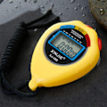 Miniatyrbild 8 av 10: Digital LCD Stopur Elektronisk Ur SORT Black