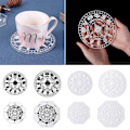 Miniatyrbild 7 av 10: Akryl Pendelplate Skive Tre Base STIL 2-SORT 25CM Style 2-Black 25cm