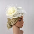 Miniatyrbild 5 av 10: Hårklämma Feather Cap GRÅ grey