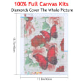 Miniatyrbild 6 av 8: Butterfly Flower 5D Pyöreä Full Diamond Painting Diamond