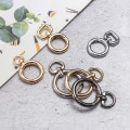 Miniatyrbild 4 av 10: Fjeder O-Ring Spænder Karabinhage Punge Håndtasker BRONZE 19MM Bronze 19mm
