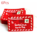 Miniatyrbild 1 av 10: 1/3/6/10 STK julepynt Julenissekonvolutt 6 STK 6 STK 6Pcs
