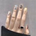 Miniatyrbild 8 av 9: 24stk False Nails Short Square X005 X005 X005