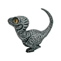 Miniatyrbild 1 av 10: Dinosauriestaty New Born Velociraptor 2 2 2