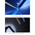 Miniatyrbild 8 av 10: Trekantet prisme regnbueprisme 14X14X87MM 14X14X87MM 14x14x87mm