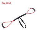 Miniatyrbild 1 av 7: Träningsgummiband Träningsdragrep RÖTT 20LB RÖTT 20LB Red 20LB