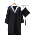 Miniatyrbild 10 av 10: Graduation Klänning Set Mortarboard Hatt XLPINK KRAGE ROSA KRAGE XLPink Collar