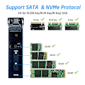 Miniatyrbild 3 av 10: M.2 SSD-deksel USB 3.1 til NGFF NVME Adapter Converter MODELL-1 Model-1