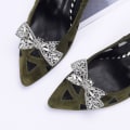 Miniatyrbild 10 av 10: 1 par Bow Shoe Clips Skospännen 2 2 2