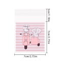 Miniatyrbild 3 av 10: 100st 7x7cm Godispåse Plastkakaficka TYP 20 TYP 20 Type 20