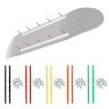 Miniatyrbild 8 av 9: Skateboard Rails Edge Protect Strip GUL Yellow