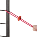 Miniatyrbild 3 av 10: 20 kpl Stoppper Cord Lock Bean Toggle Clip vaatteet kengännauha