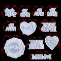 Miniatyrbild 2 av 10: Nøglering Silikoneform Nøgleringeforme TRANSPARENT STIL 8 STIL 8 transparent style 8-style 8